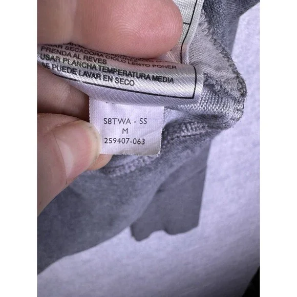 Nike Full Zip Sweatshirt Women Gray Medium DriFit Activewear Zipper Pull Missing - Picture 8 of 8